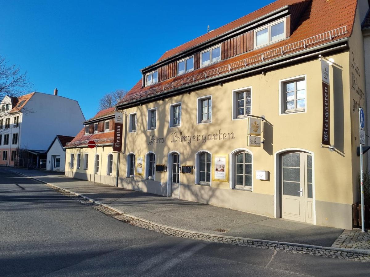 Ferienwohnung Zum Boehmischen Buergergarten Radebeul Buitenkant foto